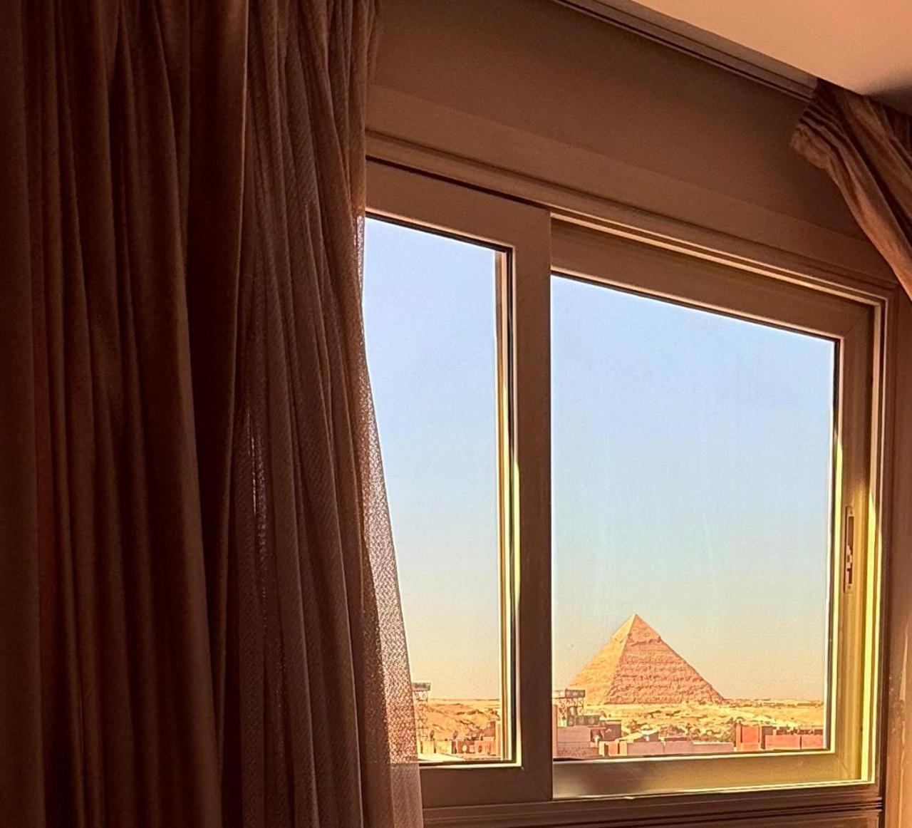 Topaz Pyramids View Inn Kafret el-Gabal Buitenkant foto