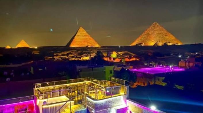 Topaz Pyramids View Inn Kafret el-Gabal Buitenkant foto